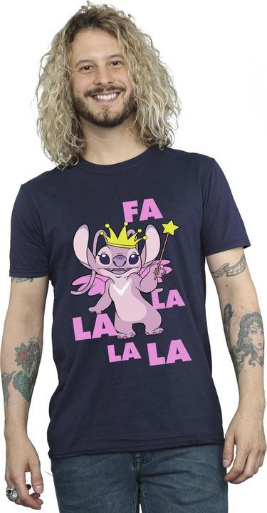 Immagine prodotto Disney Lilo & Stitch Angel Fa La La Maglietta Uomo (4XL)