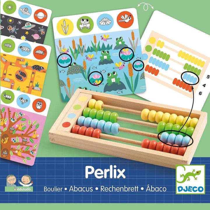 Actual product image Djeco Eduludo Perlix - Abacus (Multilingual)