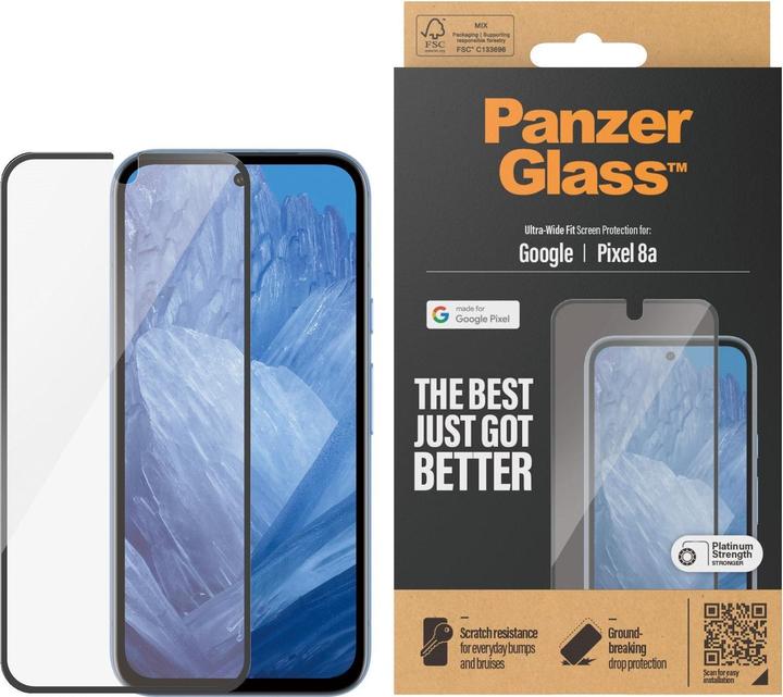 Actual product image PanzerGlass Ultra-Wide Fit (1 Piece, Google Pixel 8a)