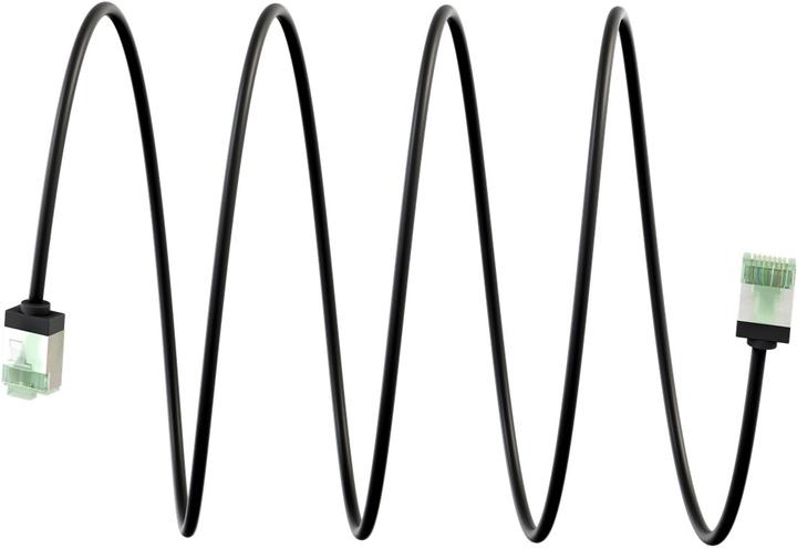 Produktbild Goobay Ultraflexibles CAT 8.1 Patchkabel, slim, U/FTP, schwarz (U/FTP, CAT8.1, 3 m)