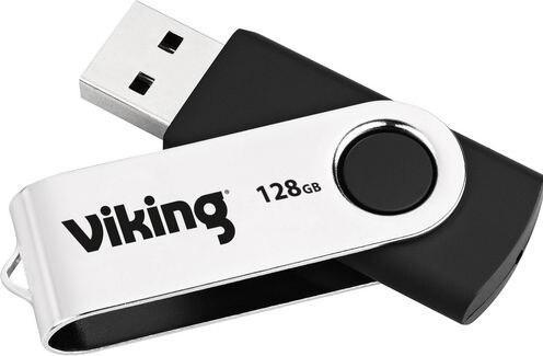 Immagine prodotto Viking Chiavetta USB Ativa OFD1083096 128 GB Nero, Argento (128 GB, USB 2.0)