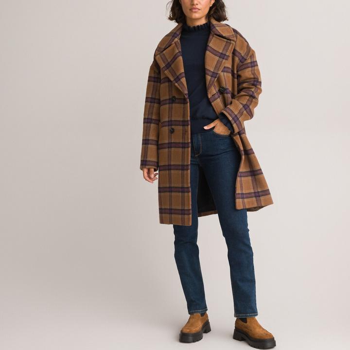 Immagine prodotto La Redoute Collections Maglia con colletto a balze e maniche lunghe (XXL)