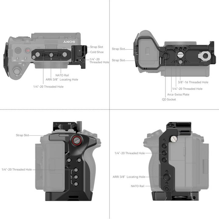 Actual product image SmallRig Cage for Sony FX3 / FX30 4183B (Cage)