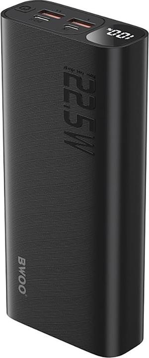 Image du produit Bwoo 20W 20000 mAh power bank with LCD screen, black (20000 mAh)