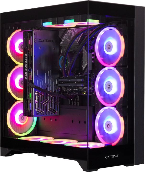 Actual product image Captiva PC Highend Gaming I83-594 (i7-14700KF/RTX4080 Super 16GB GDDR6X/SSD 1TB/32GB/WLAN/w/o OS) (Intel Core i7-14700KF, 32.77 GB, 1000 GB, GeForce RTX 4080 SUPER)