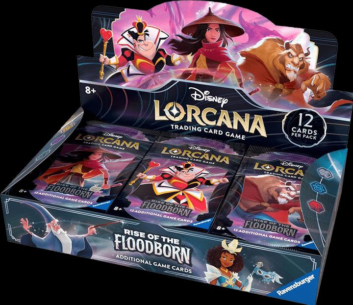 Disney Lorcana - Rise of the Floodborn : Booster Display (Anglais, Affichage du booster)