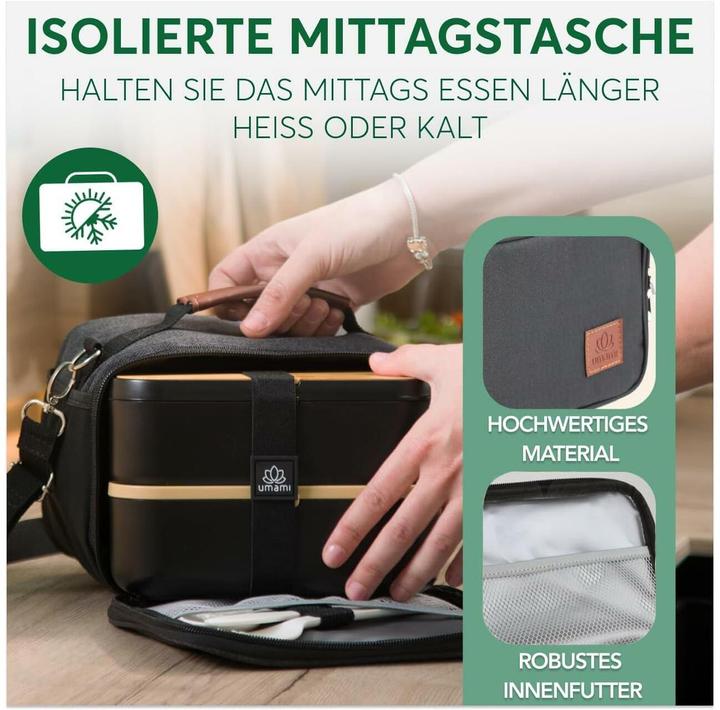 Actual product image Umami Lunch bag insulated black