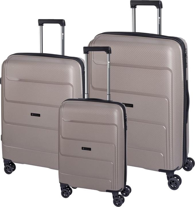 Produktbild Check.In St. Louis - 3er Trolleyset (206 l, Handgepäck (bis 50l), L (90 - 115l), XL (ab 115l))