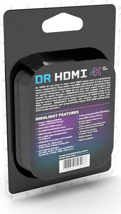 Actual product image Purelink HDFury 4K Dr. HDMI