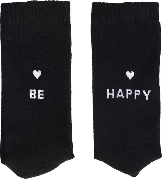 Produktbild Eulenschnitt Socken be happy 39-42 schwarz - von (39 - 42)