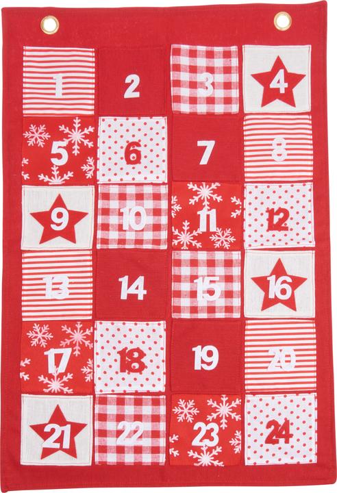 Immagine prodotto VBS Calendario dell'Avvento "Bigge", tessuto, 63 cm x 40 cm