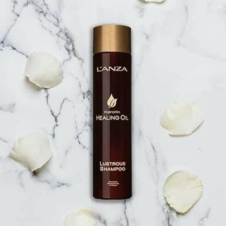 Produktbild L'Anza Keratin Healing Oil Brush Thru Hair Spray mit mittlerem Halteeffekt 10.6 Fl Oz 300ml (350 ml)