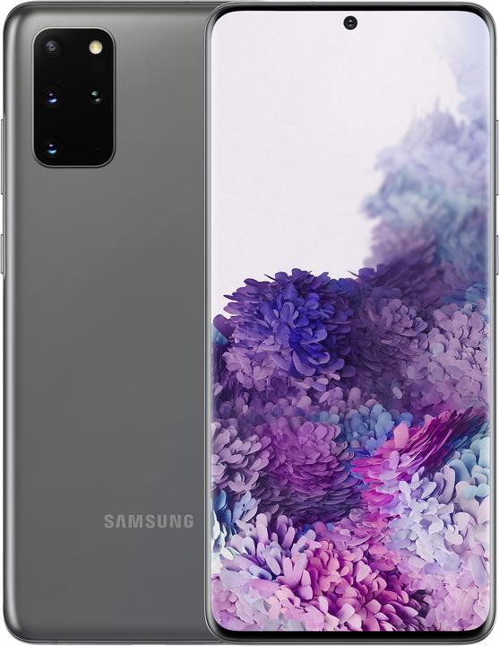 Samsung Galaxy S20+ 5G (128 GB, Cosmic Gray, 6.70", Hybrid Dual SIM + eSIM, 64 Mpx, 5G)