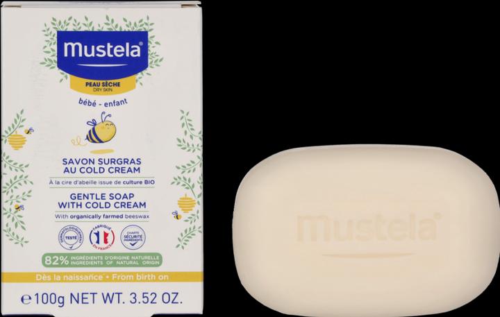 Actual product image Mustela Lubricating soap with cold cream