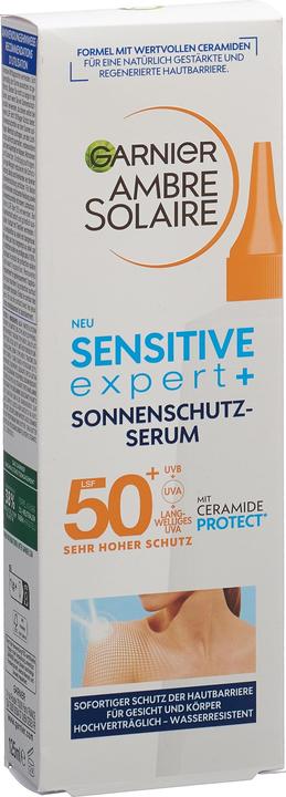 Produktbild Garnier Ambre Solaire Sensitive Adult (Sonnencreme Gesicht, SPF 50, 125 ml, 161 g)