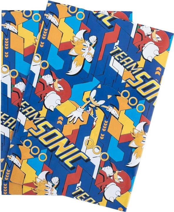 Produktbild Sonic The Hedgehog GeschenkpapierSet (Geschenkpapier, 2 x)