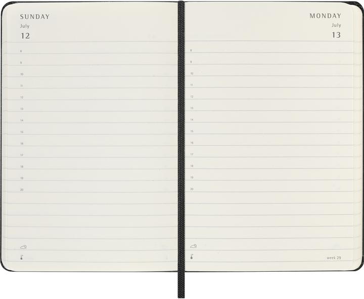 Produktbild Moleskine Taschenagenda Daily (9 x 14 cm, Englisch)