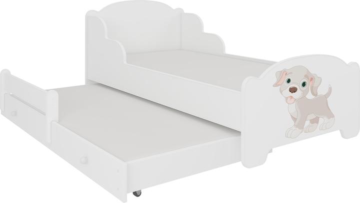 Image du produit ADRK Furniture Lit double avec matelas AMADIS II DOG 160x80 (160 x 80 cm)