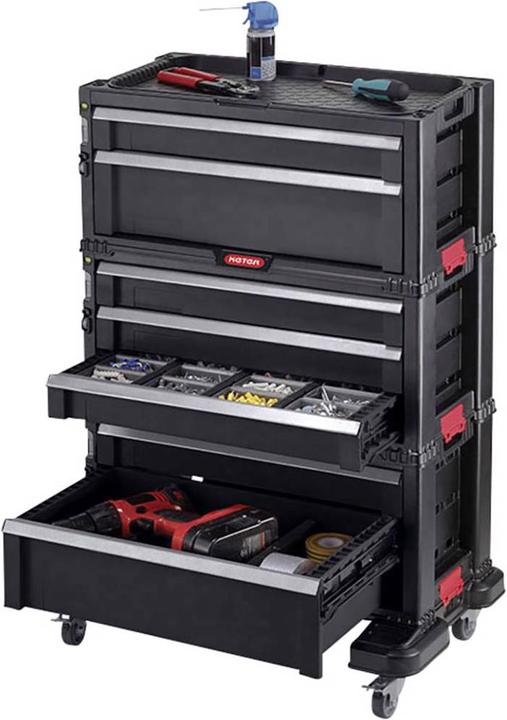 Produktbild Keter Werkzeugwagen Schubladen (7 x)
