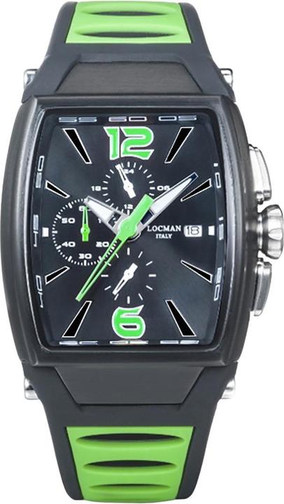 Image du produit Locman Italy Montre homme Tremila Chrono vert Ref. 0550 (Chronographe, 50 mm)