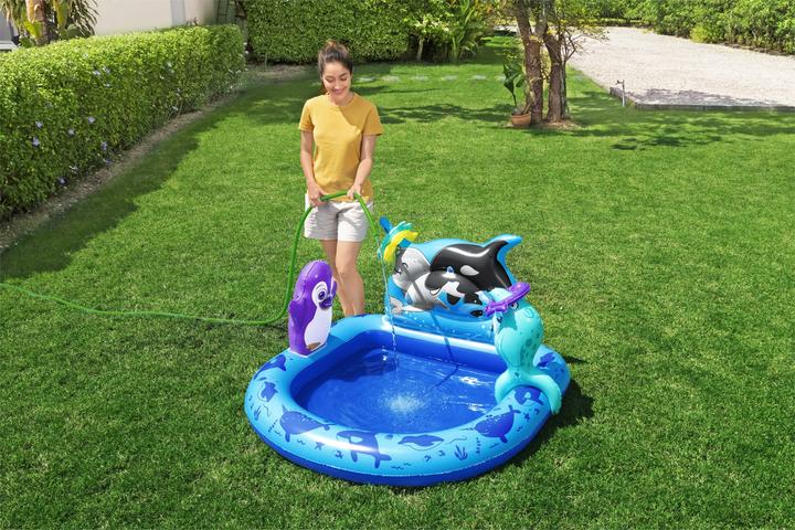Actual product image Bestway Polar Pals™ Kids Inflatable Water Play Center and Pool 1.34 m x 1.31 m x 73 cm