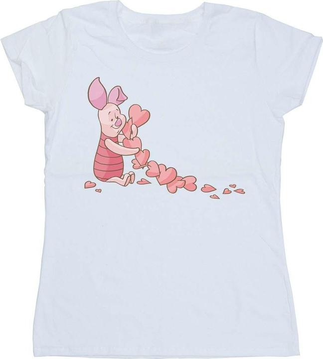Disney Winnie The Pooh Piglet Chain Of Hearts TShirt (XXL)