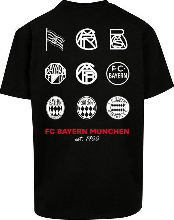 Produktbild FC Bayern München Logo History Heavy Oversized Tee - 112257 (L)