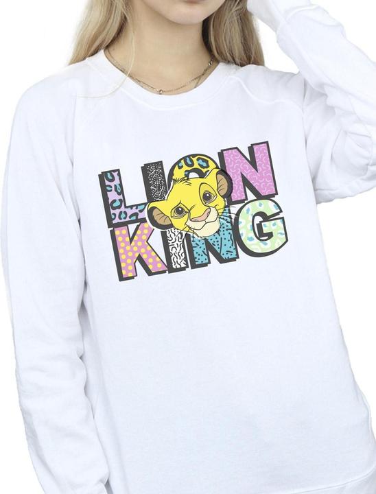 Actual product image Disney Womens/Ladies The Lion King Pattern Logo Sweatshirt (L)