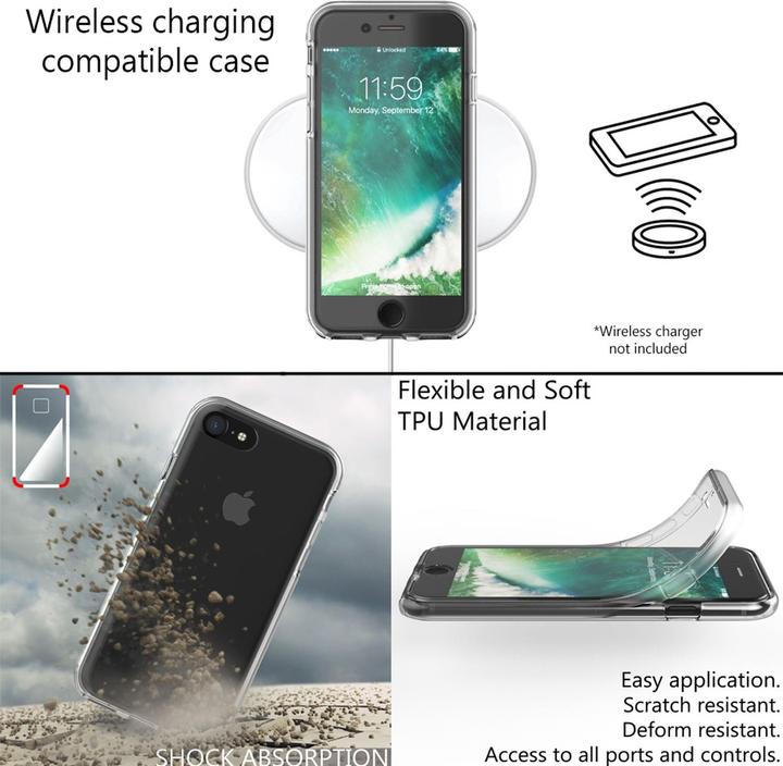 Produktbild Nalia 360 Grad Handyhülle (Apple iPhone 7, Apple iPhone SE (2nd Gen))