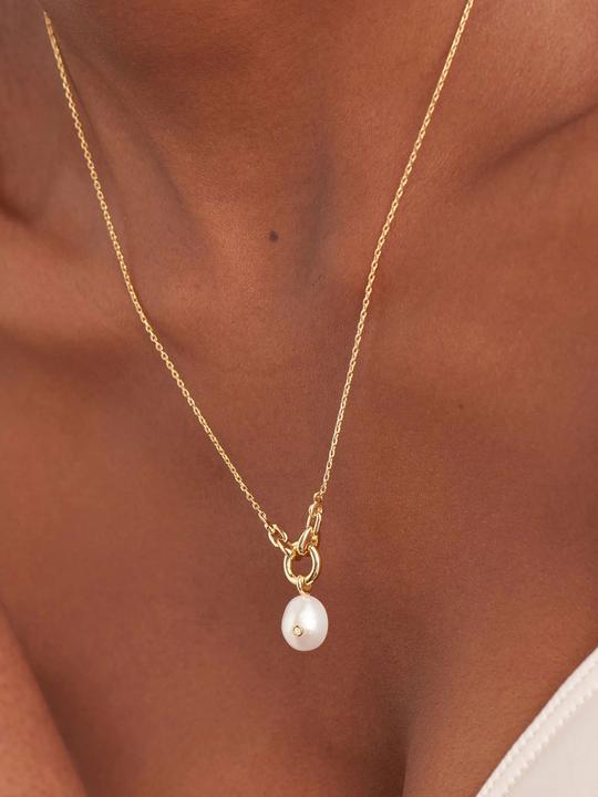 Image du produit Ania Haie N043-03G Pearl Power Collier femme, réglable (Plata Esterlina 925, 45 - 50 cm)