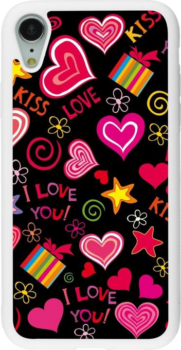Immagine prodotto PhoneLook Cover Silicone bianco San Valentino 2023 simboli d'amore (Apple iPhone XR)