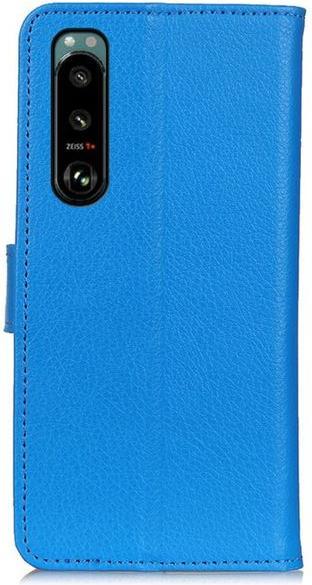Actual product image MU Classic Litchi Leather Bookcover Series (Sony Xperia 5 III)