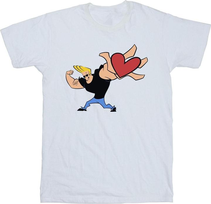 Produktbild Johnny Bravo Heart Present TShirt (XXL)