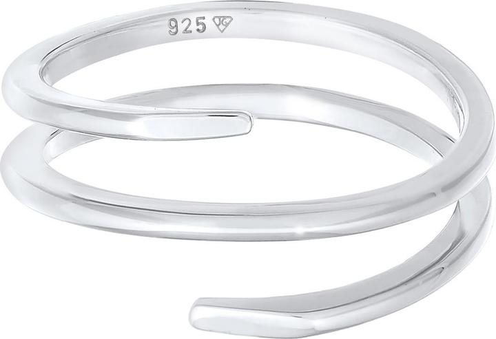 Actual product image Elli Geo, Twisted, Wrap Ring (58, 925 Silver)
