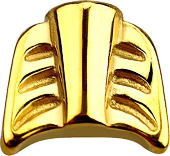 Actual product image Star Piercing Gold-plated arrow (Surgical steel 316L)