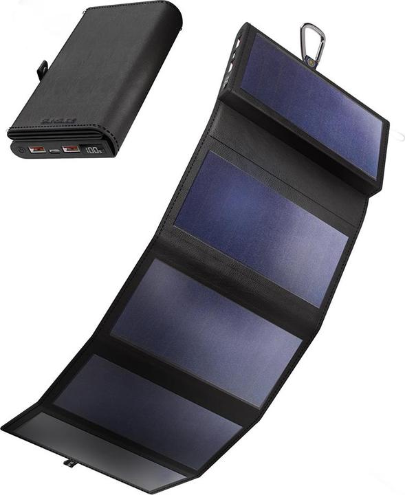 Produktbild Sunslice Tragbare Solar-Batterie 8W "Electron" (10000 mAh, 8 W)