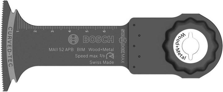 Actual product image Bosch Professional Zubehör BIM plunge cut saw blade MAII 52 APB, Wood and Metal, 70 x 52 mm, pack of 10
