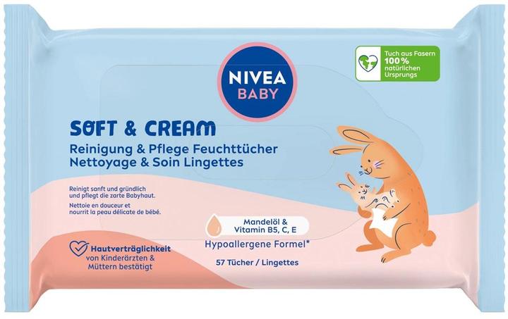 Immagine prodotto NIVEA Soft & Cream Feuchttücher Quattro (228 Pezzo/i)
