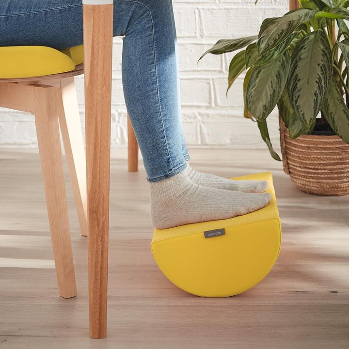 Actual product image Leitz Footrest in yellow (26 x 14 x 40.5 cm)