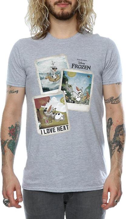 Actual product image Disney Frozen Mens Olaf Polaroid T-Shirt (S)