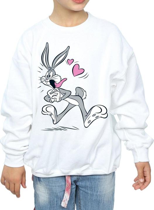 Actual product image Looney Tunes Girls Bugs Bunny In Love Sweatshirt (128)