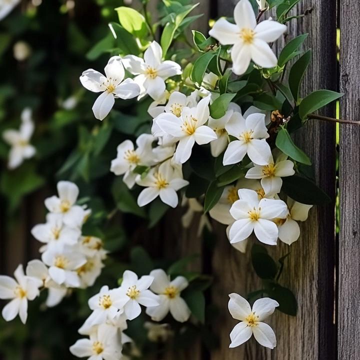 Actual product image Plant in a Box Trachelospermum jasminoides 'Officinale' - Set of 3 Jasmine (25 cm)