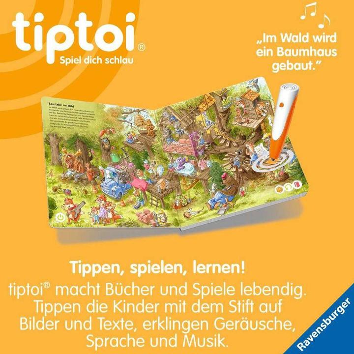 Actual product image tiptoi Die gr. Wimmelreise Tiere (German, Anja Kiel, Patrick Fix, 2022)