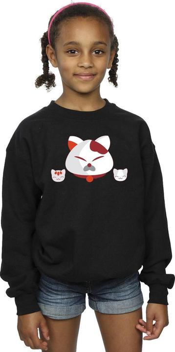Actual product image Disney Girls Big Hero 6 Baymax Kitten Heads Sweatshirt (152, 158)