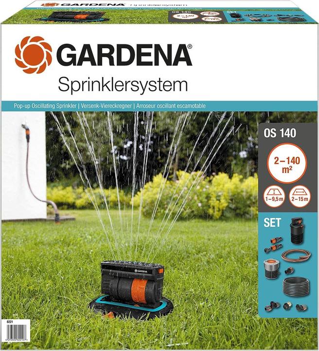 Produktbild Gardena Sprinklersystem Komplett-Set 8221 (Versenkregner, Sprühregner)