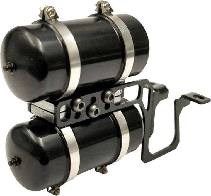 Actual product image Thicon Models 1:14 Compressed air tank 2-fold, metal, black