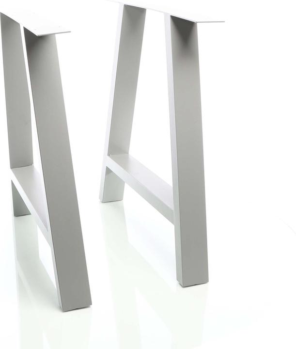 Immagine prodotto Wiltec XPOtool gambe del tavolo 2x telaio del tavolo grigio a forma di A 70x72cm Corridori da tavolo