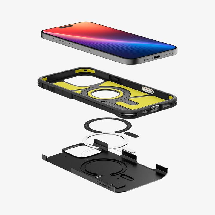 Actual product image Spigen Tough Armor T AI (MagFit + Camera Control) iPhone 16 Pro Case Black (Apple iPhone 16 Pro)