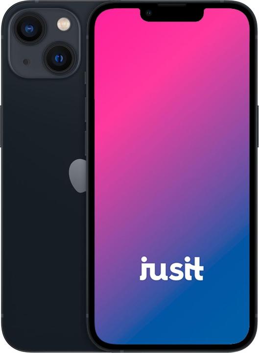 Actual product image jusit iPhone 13 (128 GB, Black, 6.10", 12 Mpx, B / Very good)