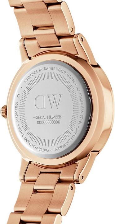 Actual product image Daniel Wellington Iconic Link White Rose Gold (32 mm) (Analogue wristwatch, 32 mm)